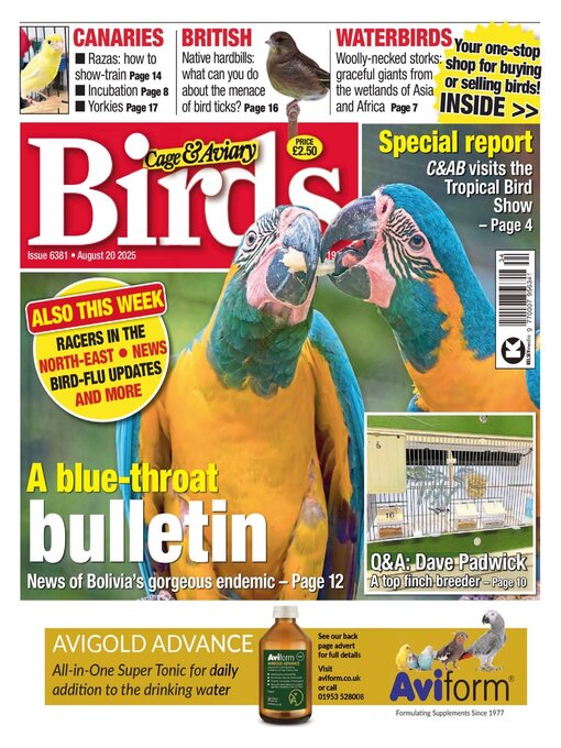 Title details for Cage & Aviary Birds by Kelsey Publishing Ltd - Available
